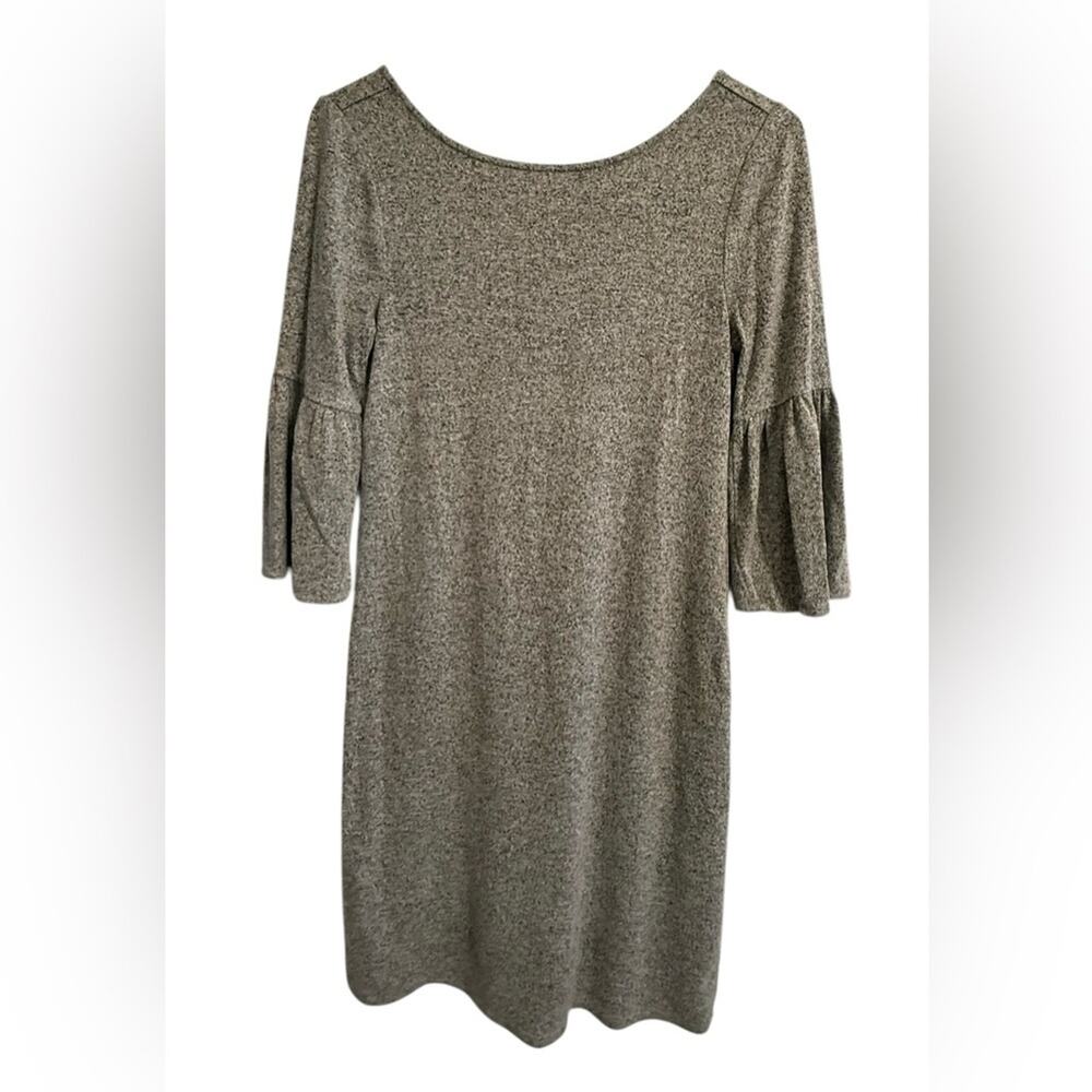 White House Black Market Bowback Sweater Knit Shift Dress Gray Size XXS - Picture 6 of 16